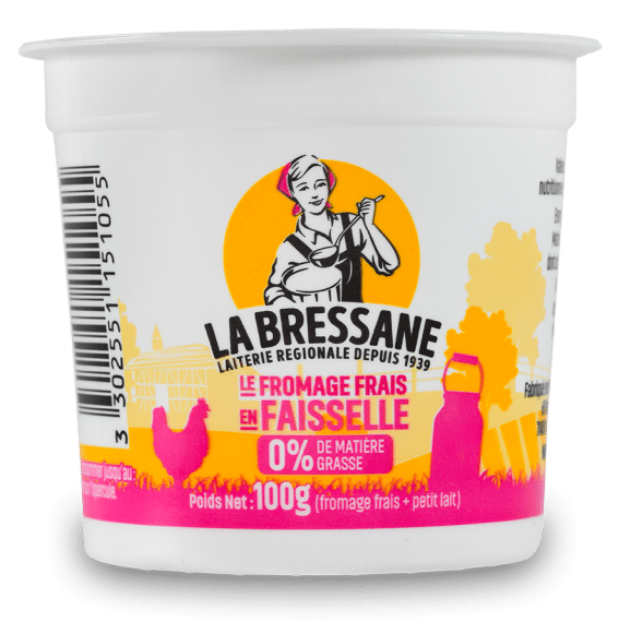 Visuel - Fromage frais en faisselle 0%